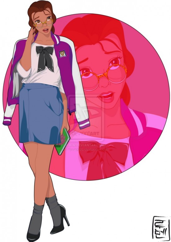 Disney University, Disney Characters Redesigned as College Students