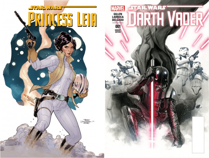 Darth Vader and Princess Leia Comic Books