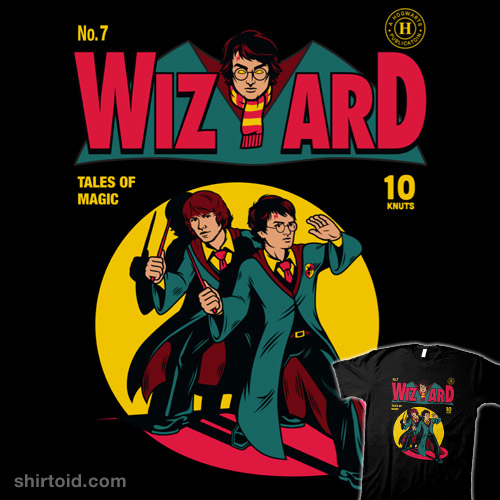 Wizard Comic t-shirt