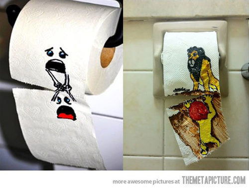 Toilet Paper Art