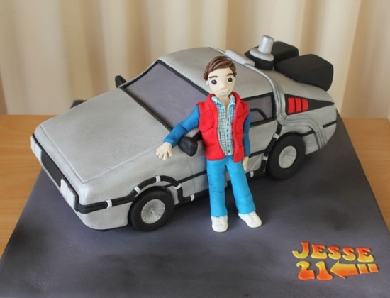 Back To The Future Birthday Cake