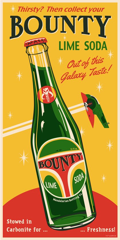 Bounty Soda screenprint by Steve Thomas