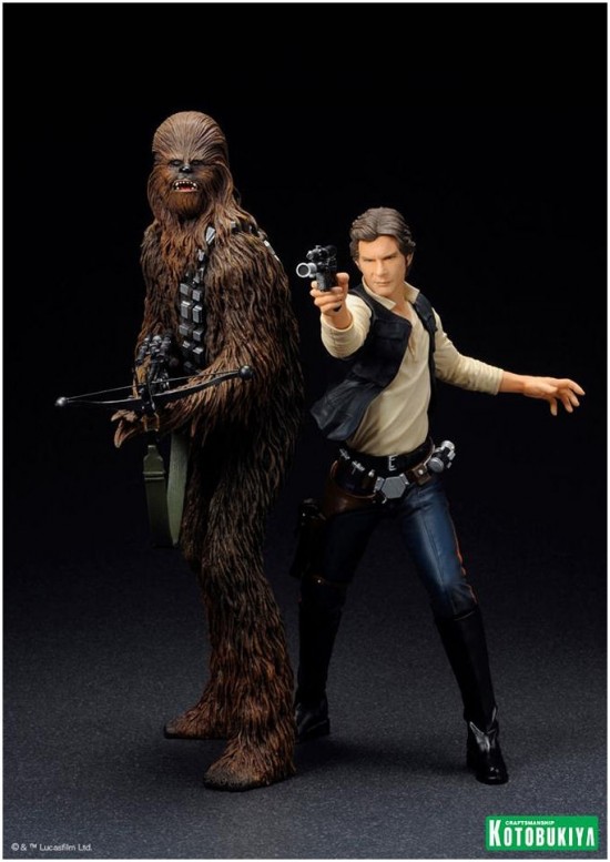 Kotobukiya: Han Solo & Chewbacca ARTFX+ Statue