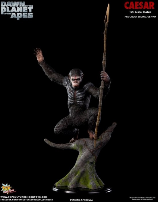 Dawn Of The Planet Of The Apes Caesar 1:4th Statue