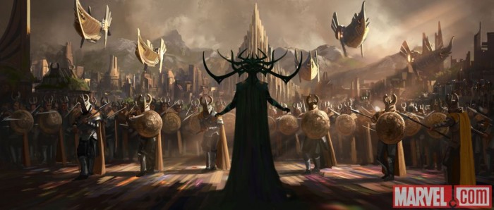 new Thor: Ragnarok concept art