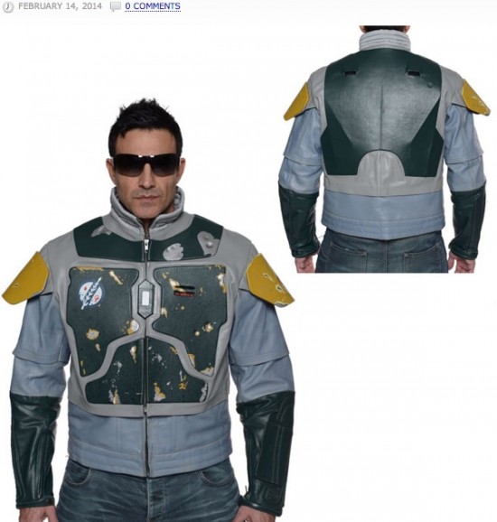 Star Wars Boba Fett Leather Street Jacket Replica