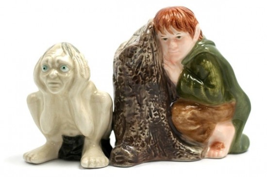 Gollum and Samwise Salt and Pepper Shakers