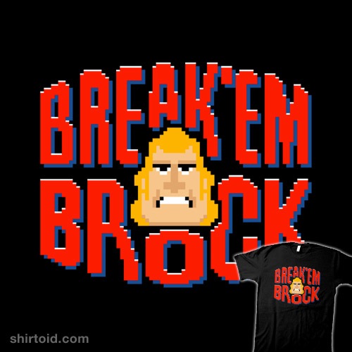 Wreck-It Ralph / Venture Bros mash-up t-shirt "Break 