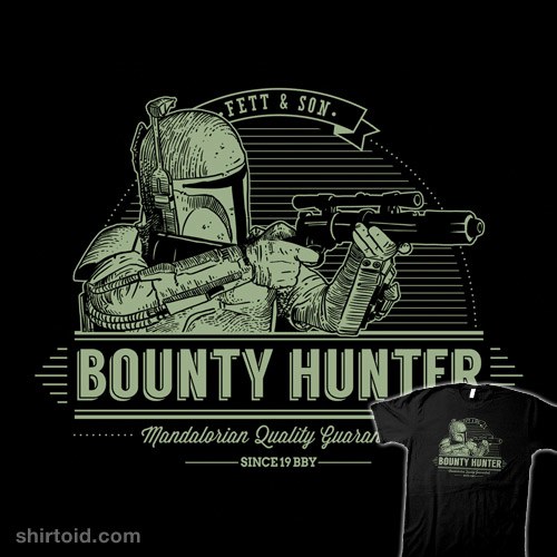 Galactic Bounty Hunter t-shirt