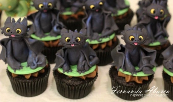 How to Train Your Dragon Cupcakes