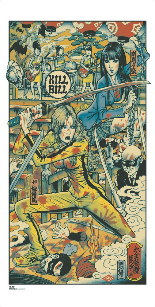 Mondo's KILL BILL PRINT BY ROCKIN' JELLY BEAN