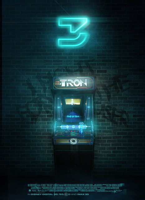 Tron 3 fan poster