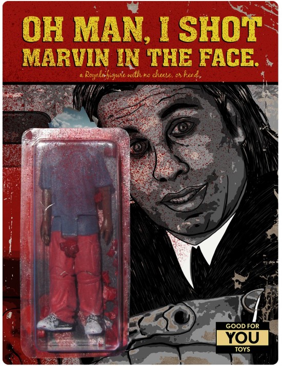 "Oh man, I shot Marvin in the face!"-Action figure