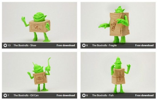 3d-print Boxtrolls figures