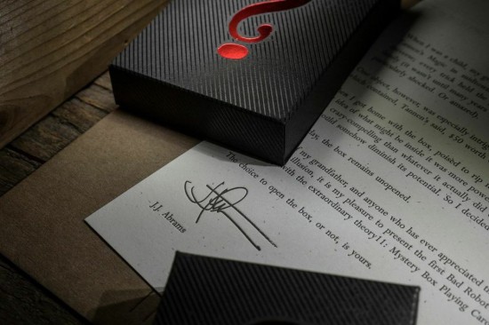 JJ Abrams' Mystery Box playing cards