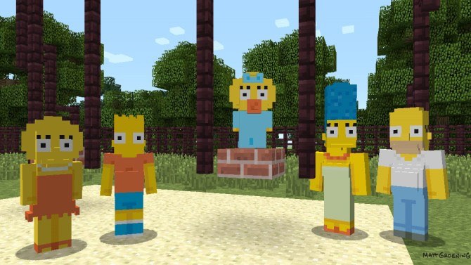 'The Simpsons' Headed to 'Minecraft'