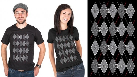 Sophisticated Star Wars Fans Dress in TIE Fighter Argyle