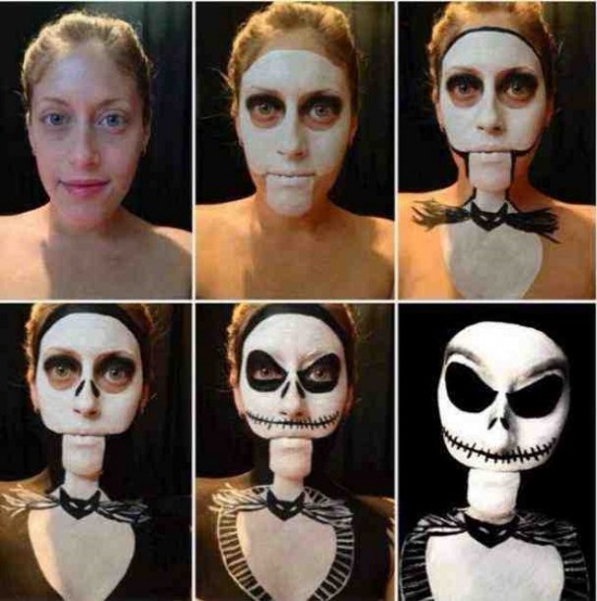 Jack Skellington Makeup Tutorial