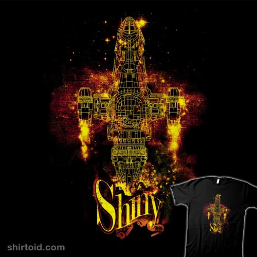 Shiny Spaceship t-shirt