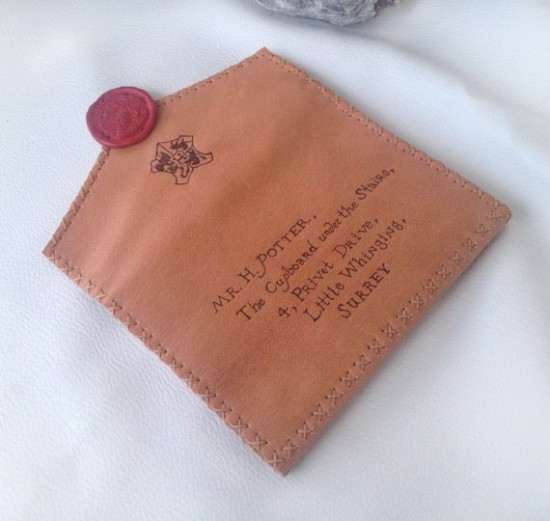 Harry Potter Envelope Turned Into Purse