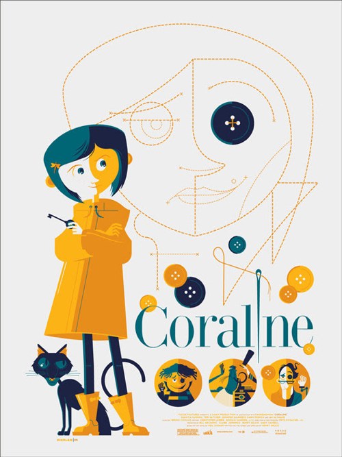 Tom Whalen's Coraline Poster from Mondo