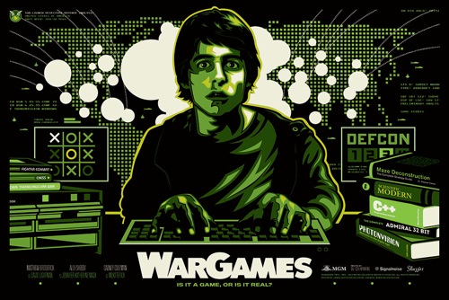 War Games Poster by James White