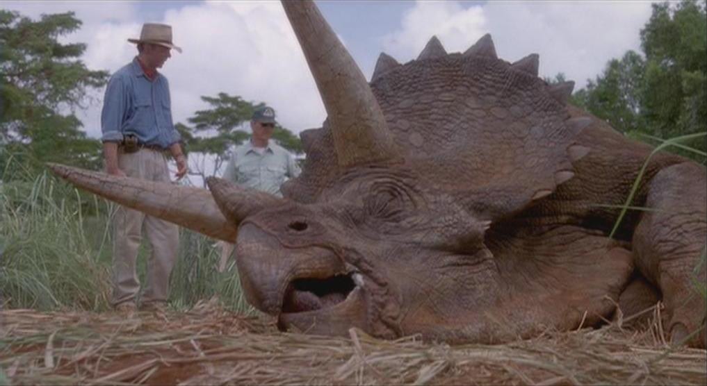 Image result for sick triceratops jurassic park