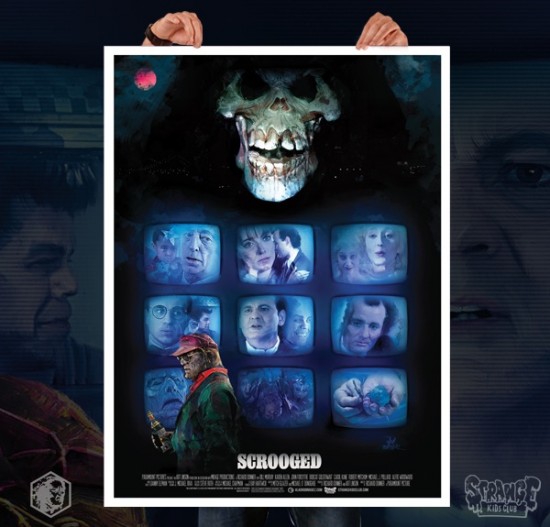 Scrooged Poster by Vlad Rodriguez