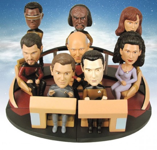 Star Trek: The Next Generation Build-a-Bridge Deluxe Bobble Heads