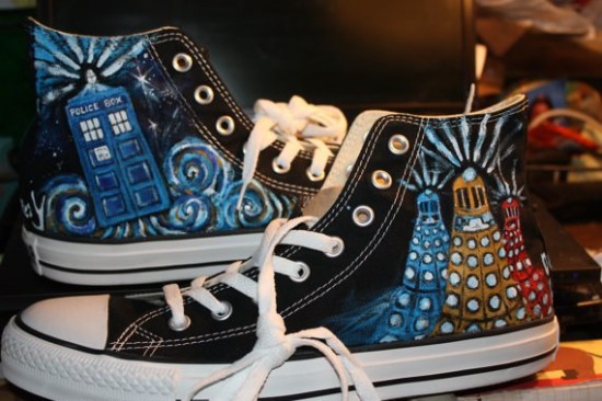 Doctor Who Converse High-Top Shoes