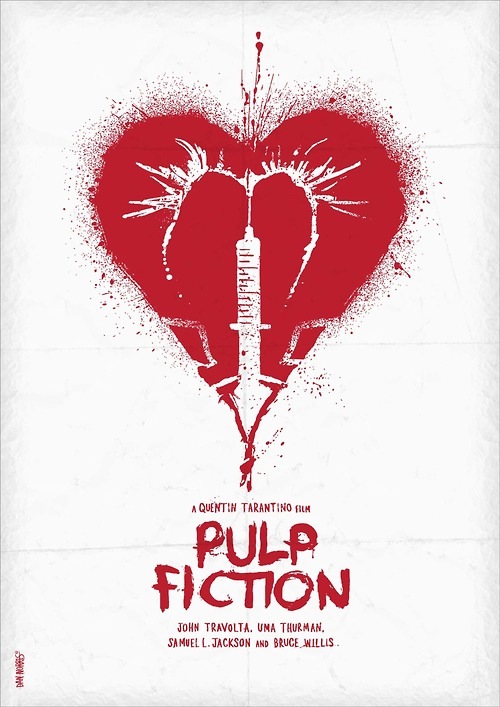Pulp Fiction poster by Daniel Norris