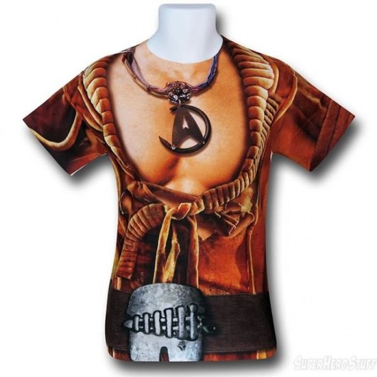 Crazy Star Trek Bare-Chested Khan Costume T-Shirt