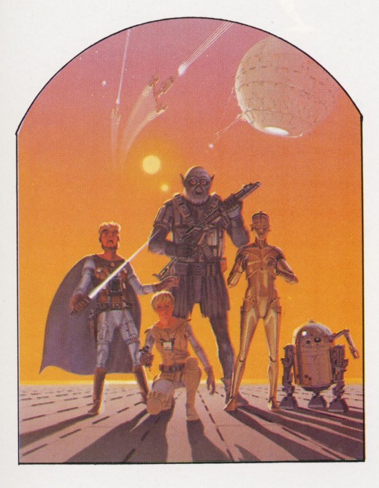 Chewbacca's original design as seen in this early Ralph McQuarrie artwork created for A New Hope