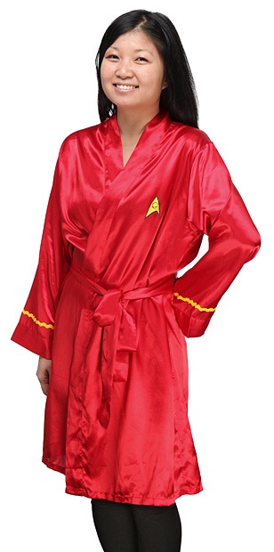Uhura-Inspired Star Trek Satin Robe