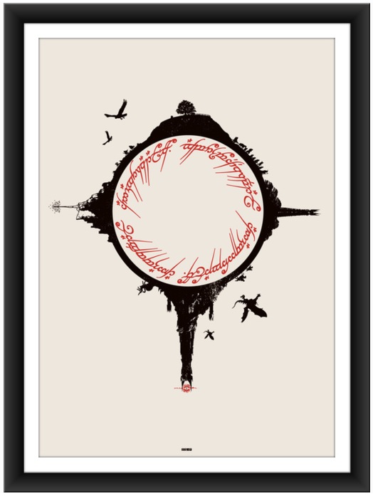 Matt Ferguson's First Limited Edition Letterpress Prints Rock Middle Earth