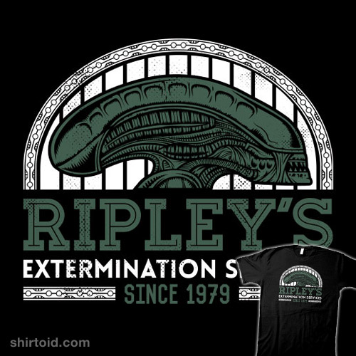 Exterminations Since 1979 t-shirt