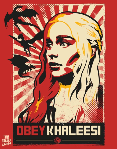 Obey Khaleesi Or Dracarys T-Shirt