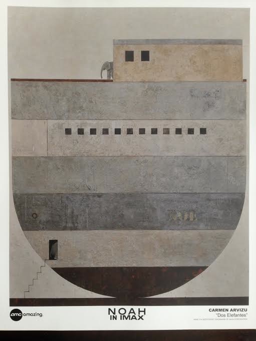 Carmen Arviz, "Dos Elefantes" Noah art print