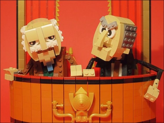 Lego Statler and Waldorf will heckle all other builds