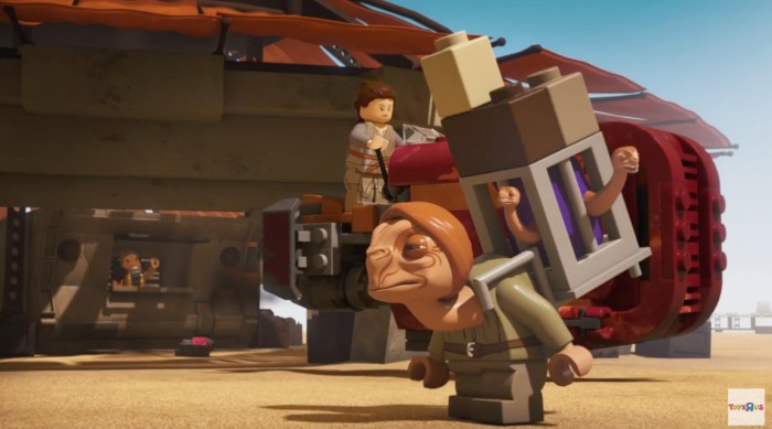 LEGO star wars force awakens prequel short films