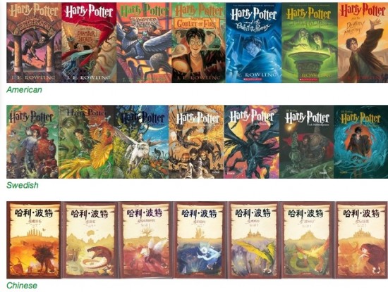 Harry Potter Book Covers from Around the World