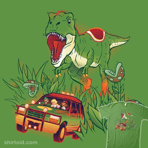 Jurassic Mario t-shirt