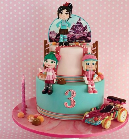 Wreck-It-Ralph Sugar Rush Cake