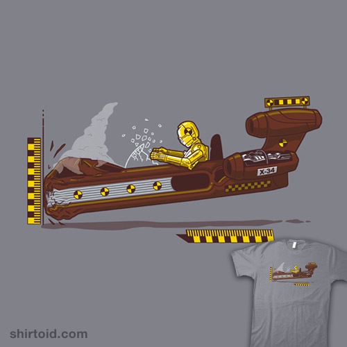 Crash Test Droid t-shirt