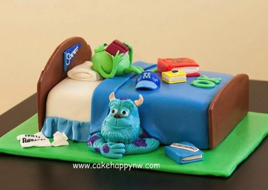 Monsters University Cake