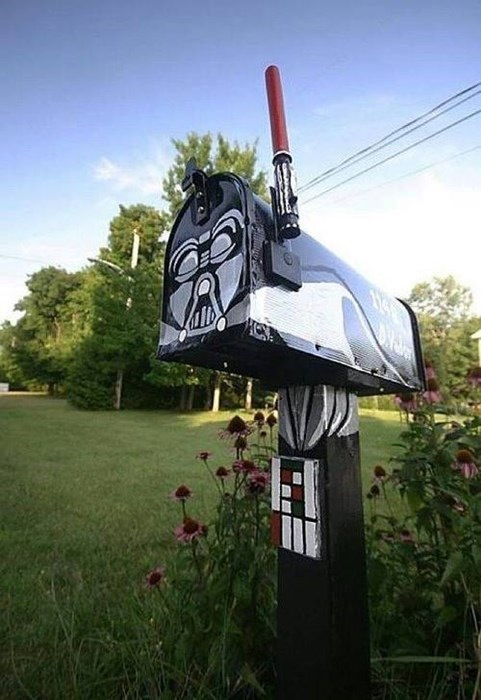 Darth Vader mail box