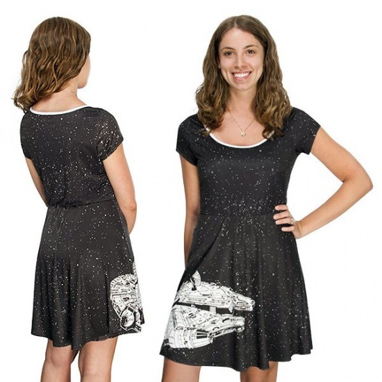 Star Wars Millennium Falcon Ladies A-line Dress