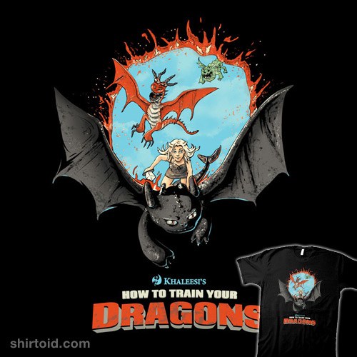 How to Train Your Dragons t-shirt