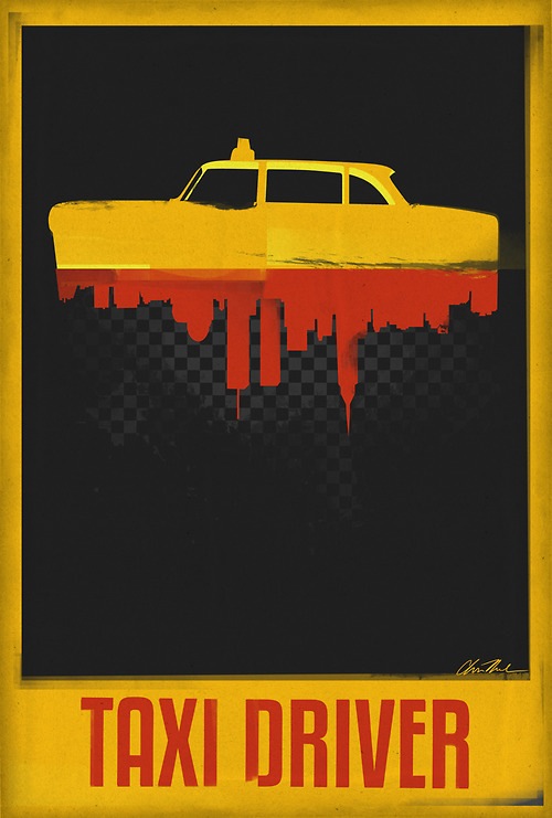 Taxi Driver poster by Chris Mellor