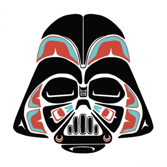 Star Wars In The Style Of Northwest Coast Indian Art
